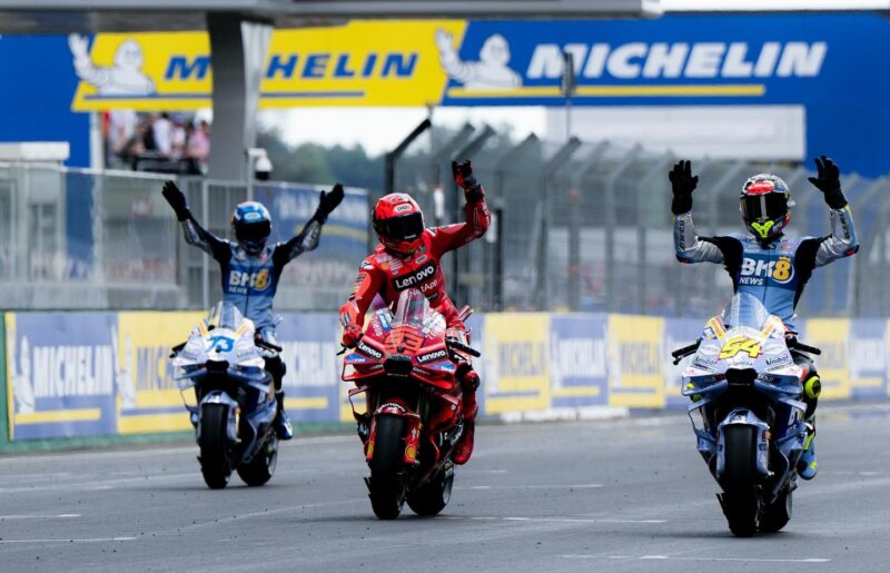 Tangkapan layar klasemen MotoGP 2025 menunjukkan Marc Marquez memimpin dengan 171 poin, diikuti Alex Marquez dengan 149 poin, dan Pecco Bagnaia dengan 120 poin setelah seri Le Mans  (Foto: Marc Marquez Facebook)