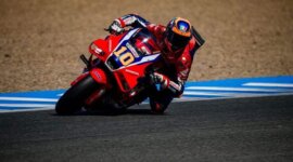 Luca Marini kendarai Honda RC213V di FP1 MotoGP Prancis 2025 Le Mans (Foto: motorionline.com)