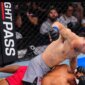 Aaron Tau asal Selandia Baru sukses mendominasi laga melawan Rio Tirto dari Indonesia dalam ajang Road to UFC 4 pada 22 Mei 2025 di Shanghai, Tiongkok. (Sumber: X.com/@UFCNews)