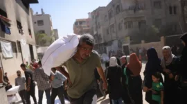 Menurut laporan Kementerian Kesehatan Gaza per Selasa, 24 Juni 2025, sekitar 450 korban jiwa dan hampir 3.500 luka-luka tercatat sejak bantuan GHF mulai disalurkan. (Foto: Bashar Taleb/AFP)