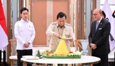 Presiden Prabowo Subianto secara resmi membuka Wisma Danantara Indonesia di jantung kawasan Gatot Subroto, Jakarta, Senin (30/6/2025). (BPMI Setpres)