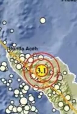 Gempa Bumi 3,1 Magnitudo Guncang Takengon, Aceh Tengah