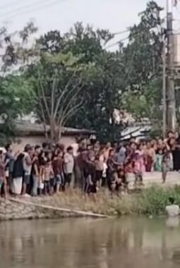 Bayi Perempuan Ditemukan Tewas Mengambang di Irigasi Rengasdengklok, Karawang